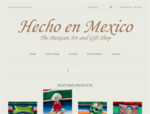 Tablet Screenshot of hechoenmexico-giftstore.com